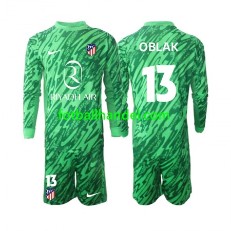 Barn Fotballdrakter Keeper Atlético Madrid Jan Oblak 13 Borte 2024-25 Langermet